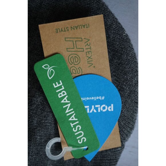 Artexia Unisex Gray Knit Beanie – One Size NWT - Picture 5 of 8